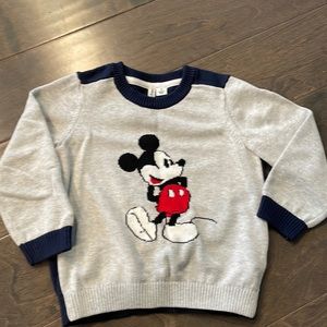 Janie and Jack Mickey Mouse sweater